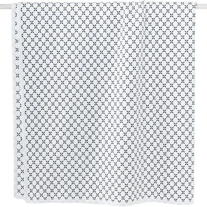 Embroidered Diamond Double Voile Quilt