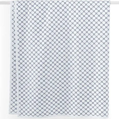 Embroidered Diamond Double Voile Quilt