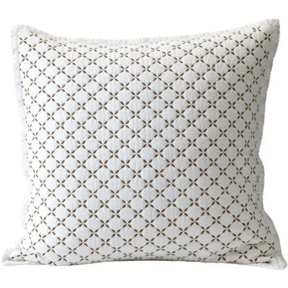 Embroidered Diamond Double Voile Quilt