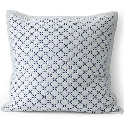 Embroidered Diamond Double Voile Quilt
