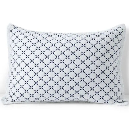 Embroidered Diamond Double Voile Quilt