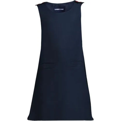 Girls Contrast Button Side Pleat Jumper