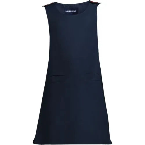 Girls Contrast Button Side Pleat Jumper