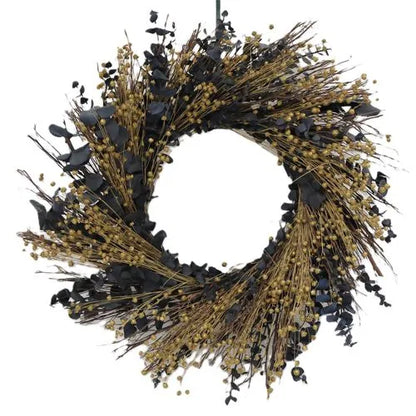 Teufel 18" Preserved Eucalyptus and Flax Wreath