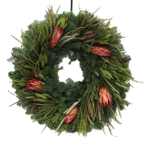 Teufel 18" Grevillea and Protea Wreath