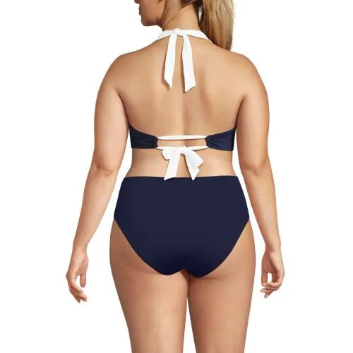 Women's Seamed Halter Bikini Top