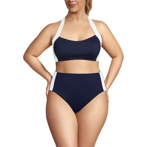 Women's Seamed Halter Bikini Top