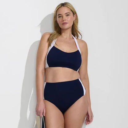 Women's Seamed Halter Bikini Top
