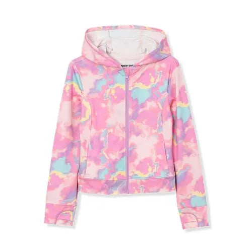 Girls Active Zip Up Track Jacket