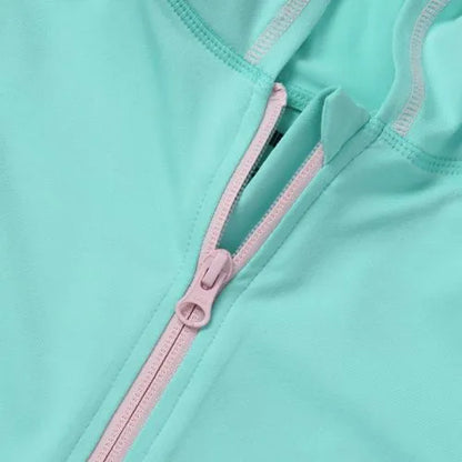 Girls Active Zip Up Track Jacket
