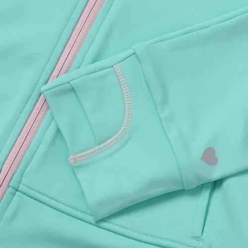 Girls Active Zip Up Track Jacket