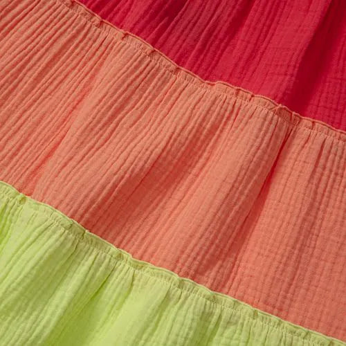 Girls Woven Tiered Dress