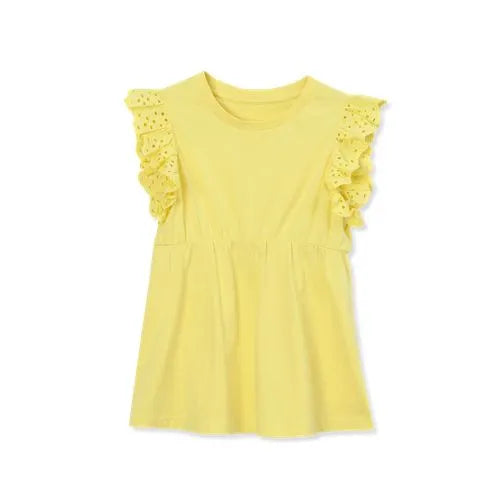 Girls Short Sleeve Peplum Top