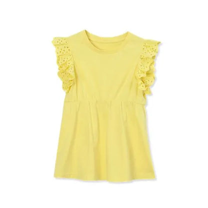 Girls Short Sleeve Peplum Top