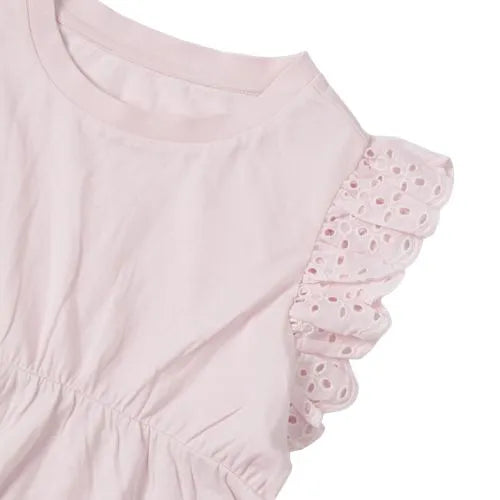 Girls Short Sleeve Peplum Top