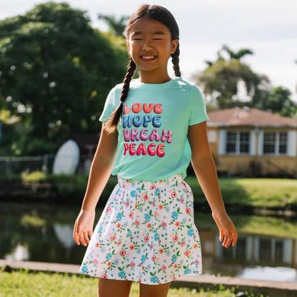 Girls Short Sleeve Graphic Tee