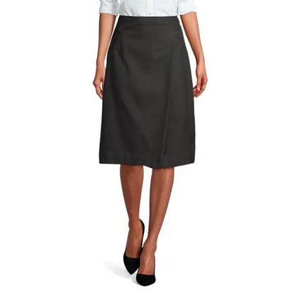 Women's Solid A-line Skirt Below The Knee