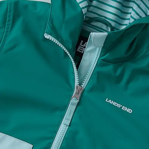 Kids Water Resistant Hooded Slicker Rain Jacket