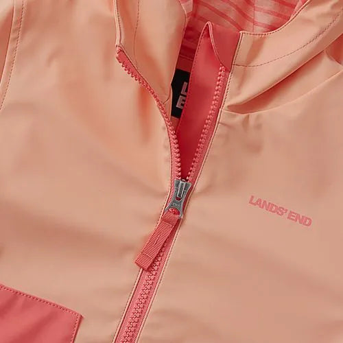 Kids Water Resistant Hooded Slicker Rain Jacket