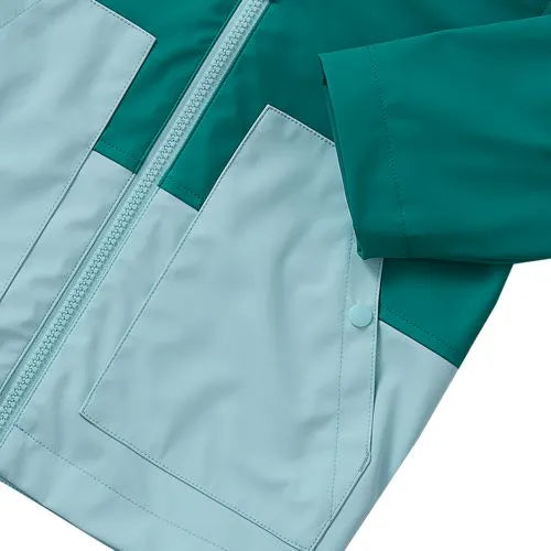 Kids Water Resistant Hooded Slicker Rain Jacket