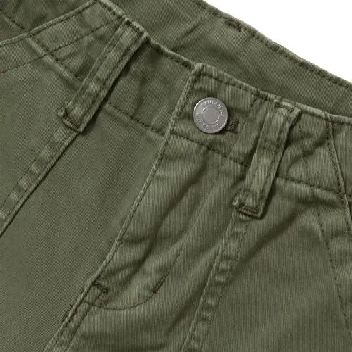 Girls Woven Utility Pants