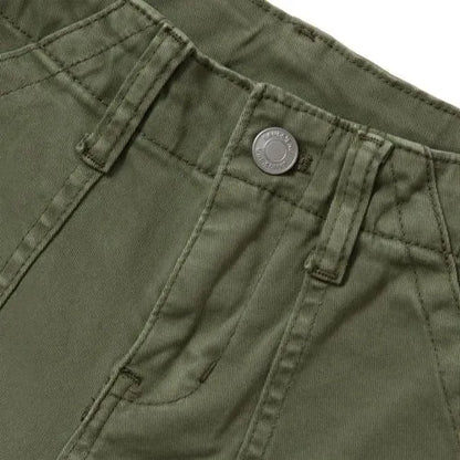 Girls Woven Utility Pants