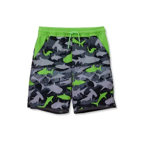 Boys Stretch Hydroliner Sport Swim Trunks