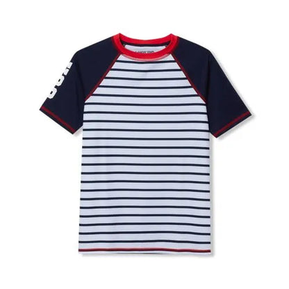 Boys Sunshade UPF 50 Short Sleeve Solid Rash Guard