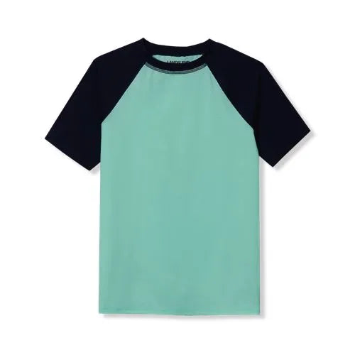 Boys Sunshade UPF 50 Short Sleeve Solid Rash Guard