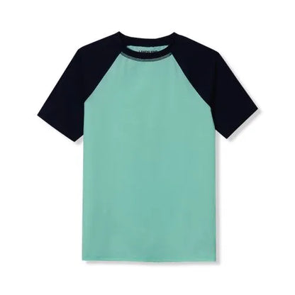 Boys Sunshade UPF 50 Short Sleeve Solid Rash Guard