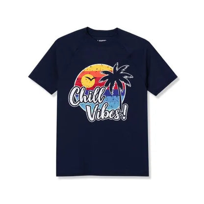 Boys Sunshade UPF 50 Short Sleeve Solid Rash Guard