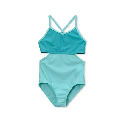 Girls X-Back One Piece Swimsuit