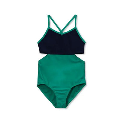 Girls X-Back One Piece Swimsuit