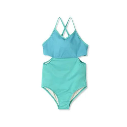 Girls X-Back One Piece Swimsuit
