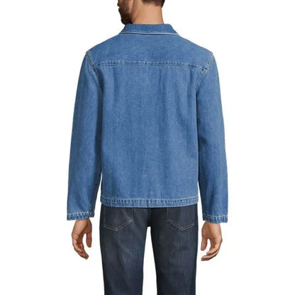 Men's Lightweight Denim Full Zip Jacket