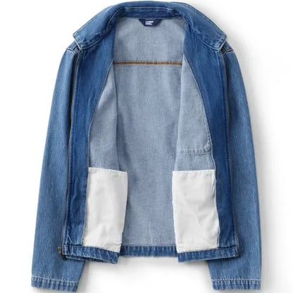 Men's Lightweight Denim Full Zip Jacket