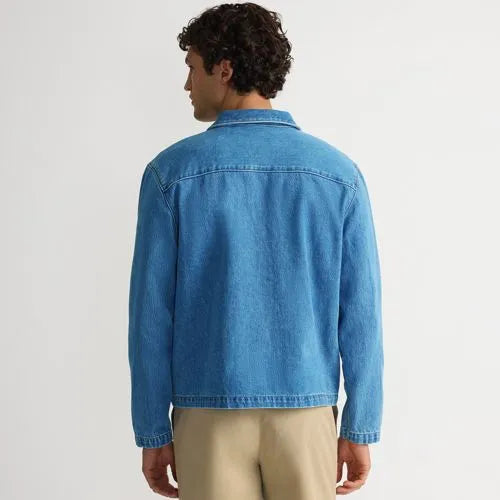 Men's Lightweight Denim Full Zip Jacket