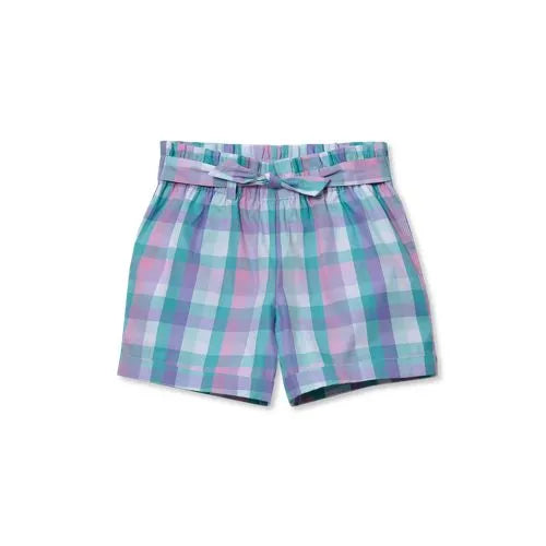 Girls Belted Woven Pull On Shorts