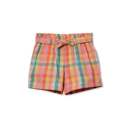 Girls Belted Woven Pull On Shorts