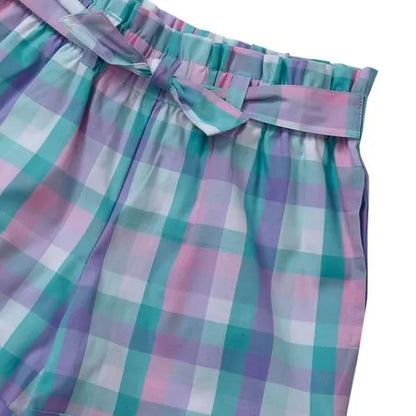 Girls Belted Woven Pull On Shorts