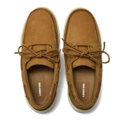 Men's Comfort Leather Slip On Boat Shoes