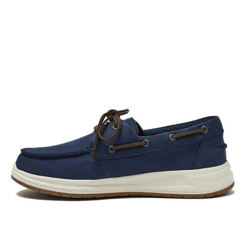 Men's Comfort Leather Slip On Boat Shoes