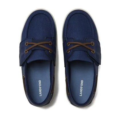 Kids Canvas Easy On Boat Shoes