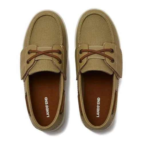 Kids Canvas Easy On Boat Shoes