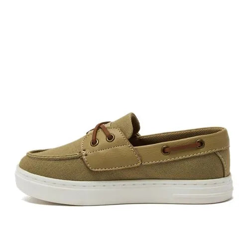 Kids Canvas Easy On Boat Shoes