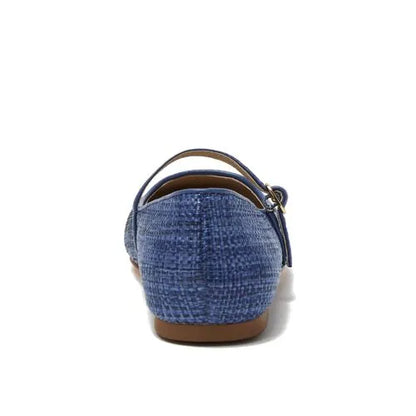 Women's Classic Raffia Mary Jane Flats