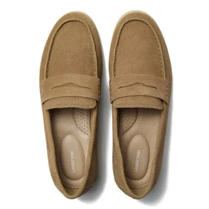 Men's Suede Penny Loafers