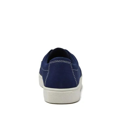 Men's Moc Toe Canvas Lace Up Sneakers