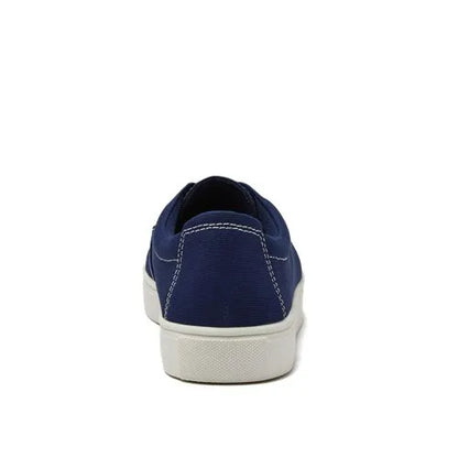 Men's Moc Toe Canvas Lace Up Sneakers