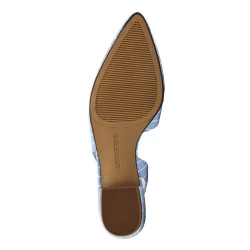 Women's Chambray Slingback Low Heels